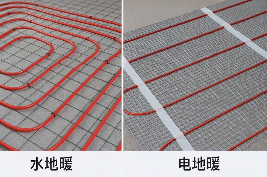 地暖怎麼選？水地暖與電地暖的施工與使用差異解析
